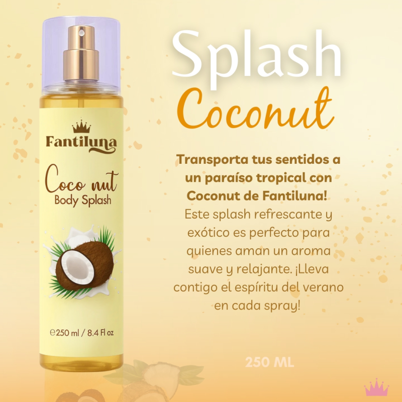 SPLASH FANTILUNA COCONUT X250ML