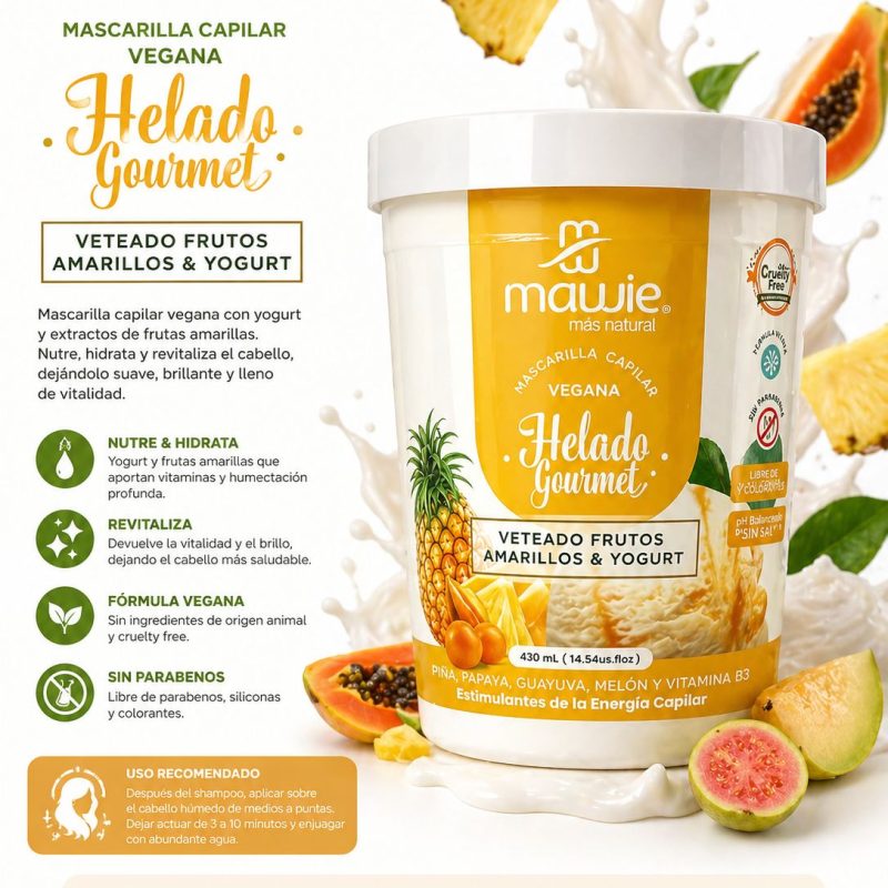 HELADO CAPILAR FRUTOS AMARILLOS MAWIE X430ML