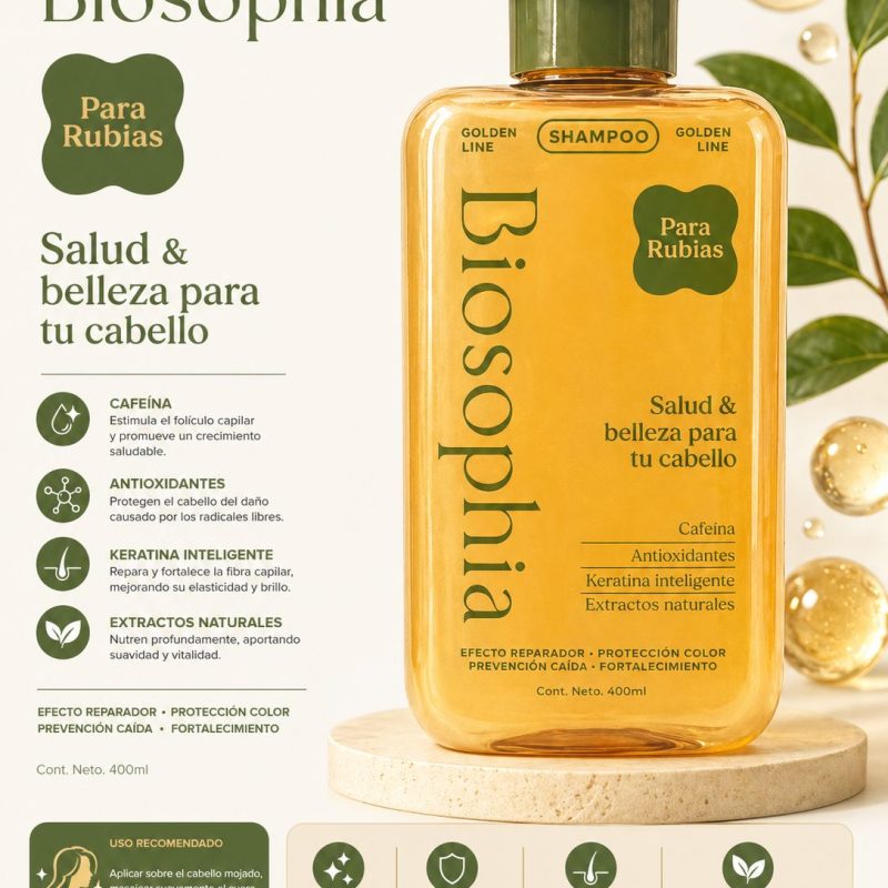 SHAMPOO BIOSOPHIA X400ML
