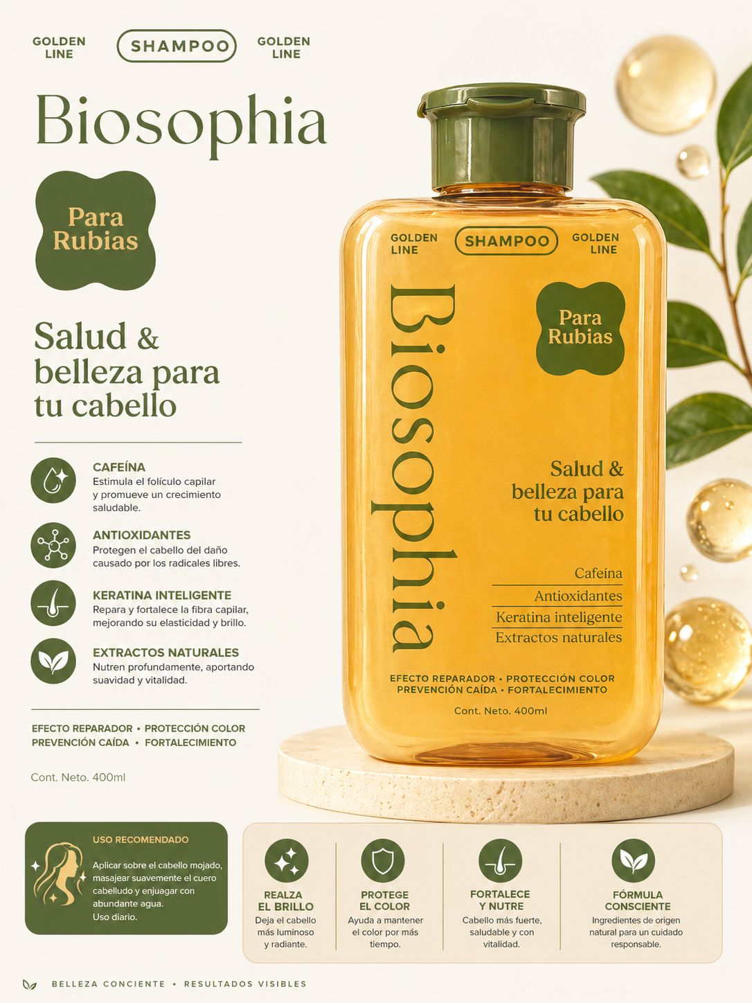 SHAMPOO BIOSOPHIA X400ML