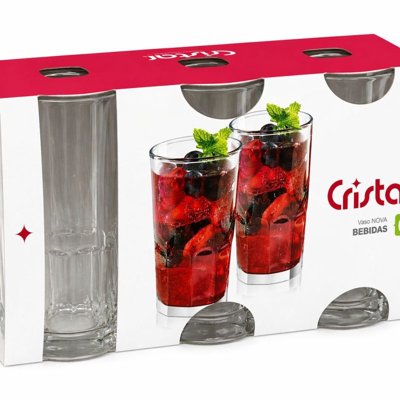 JUEGO VASOS X6UND NOVA CRISTAR