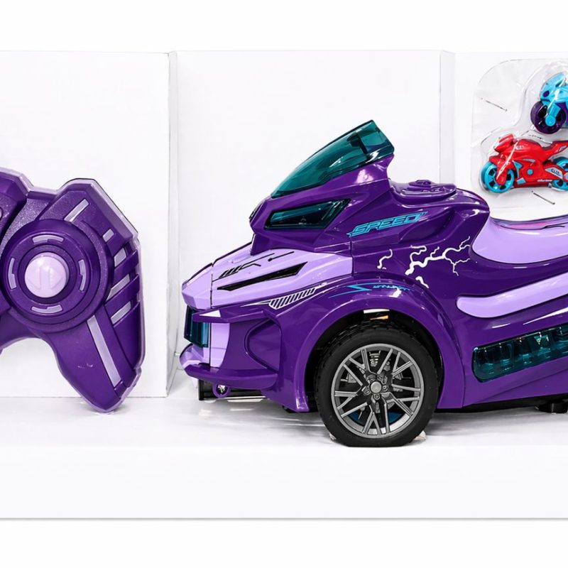 MOTO A CONTROL REMOTO MORADA