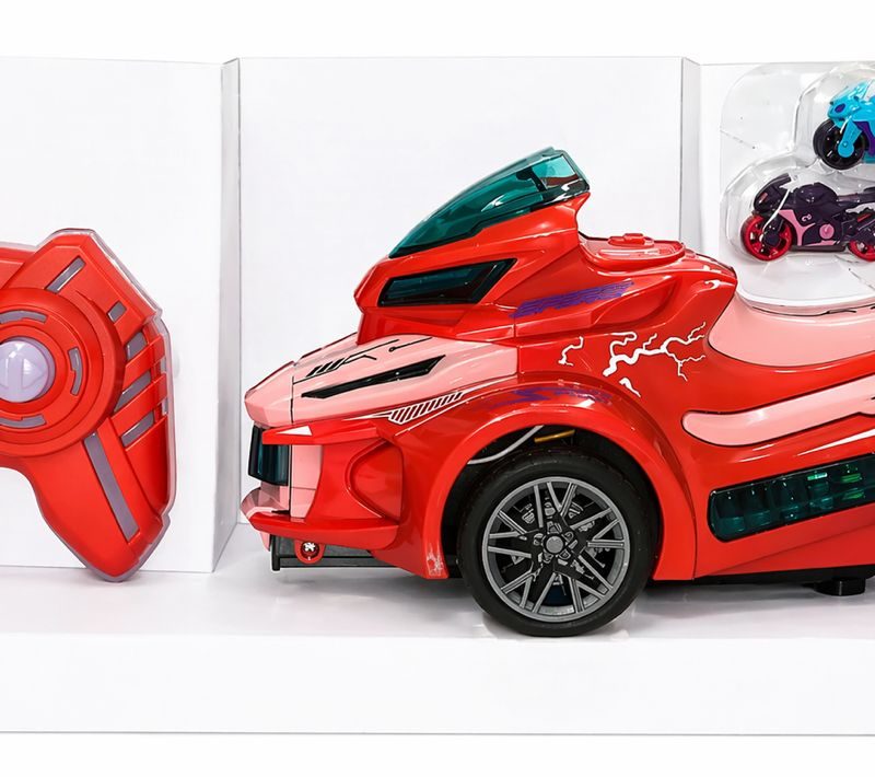 MOTO A CONTROL REMOTO ROJA