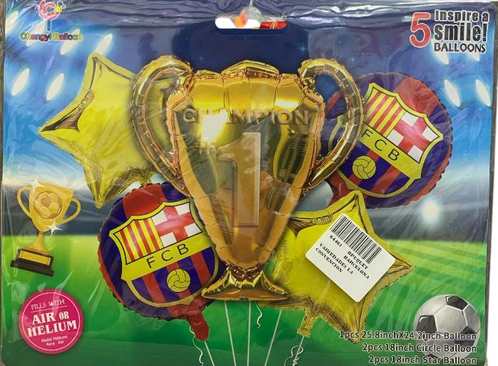 BOUQUET BARCELONA X5 GLOBOS