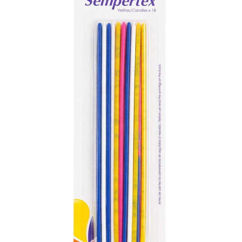 VELA COLORES X18 UND