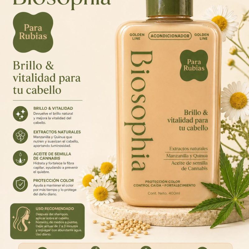 ACONDICIONADOR BIOSOPHIA X400ML