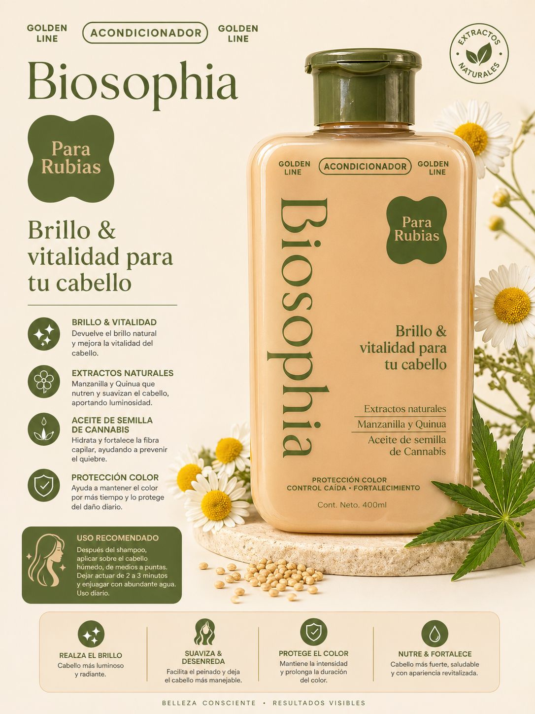 ACONDICIONADOR BIOSOPHIA X400ML