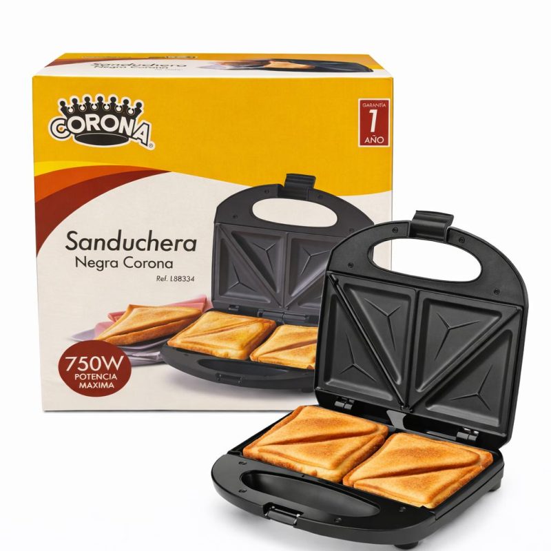 SANDUCHERA NEGRA CORONA 750W