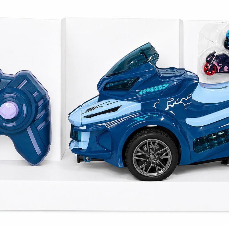 MOTO A CONTROL REMOTO AZUL