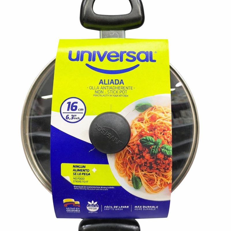 OLLA ANTIADHERENTE 16CM UNIVERSAL