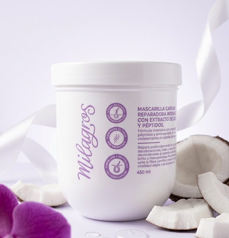MASCARILLA CAPILAR REPARADORA INTENSIVA CON EXTRACTO DE CEBOLLA  Y PEPTIDOS