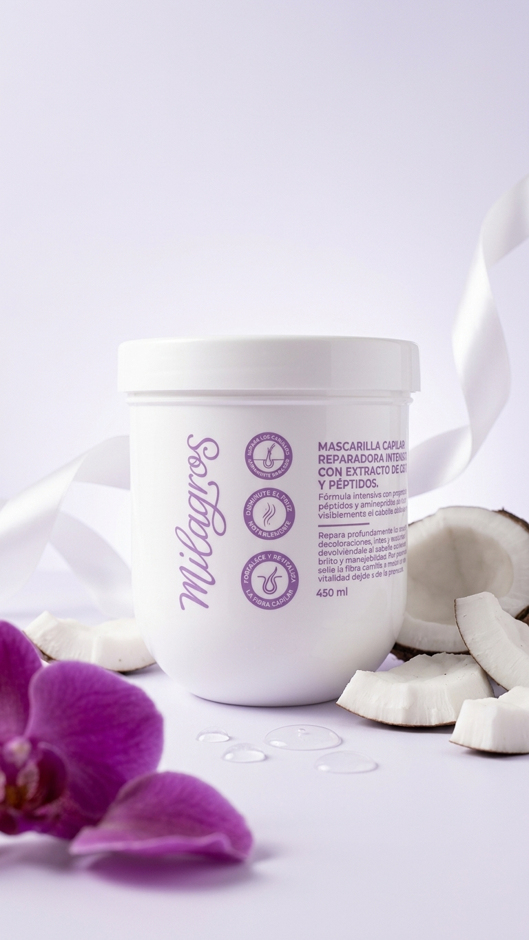 MASCARILLA CAPILAR REPARADORA INTENSIVA CON EXTRACTO DE CEBOLLA Y PEPTIDOS