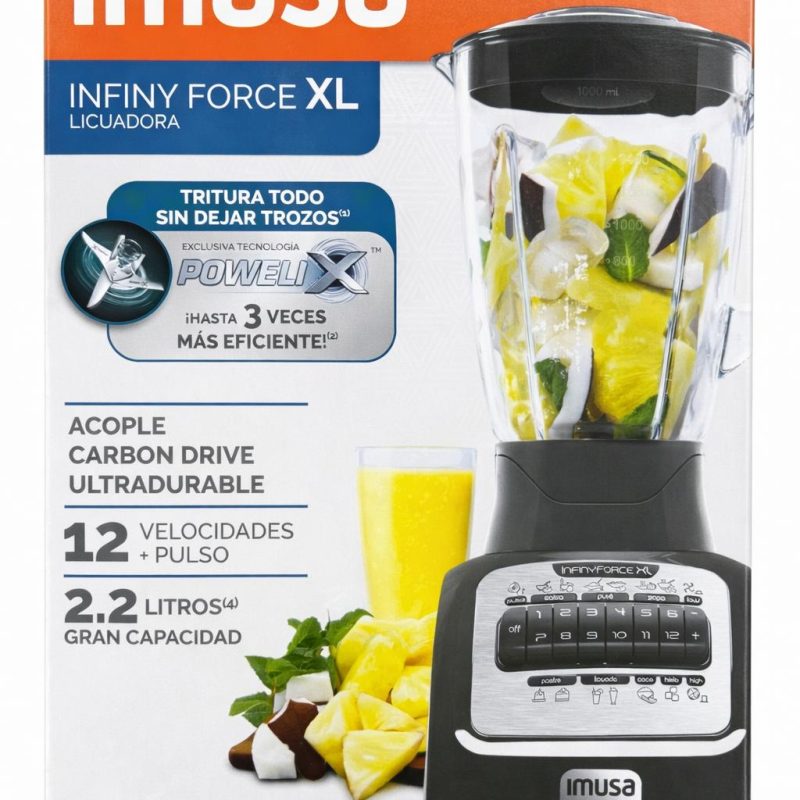 LICUADORA 12 VELOCIDADES DE 2.2L IMUSA