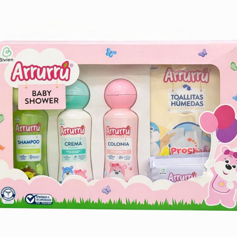 ESTUCHE BABY SHOWER ROSADO