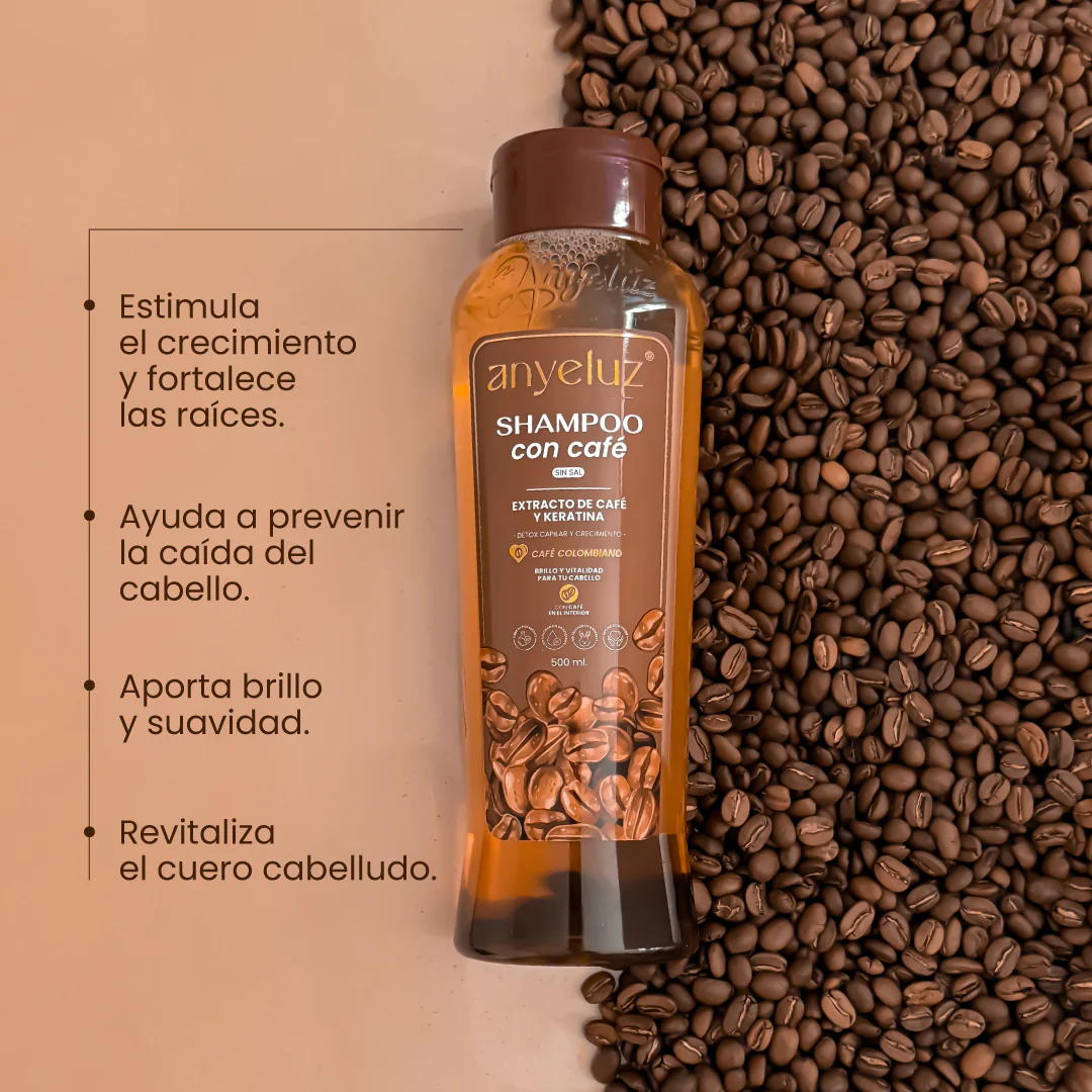 SHAMPOO ANYELUZ CAFE X500ML3 - Imagen 2