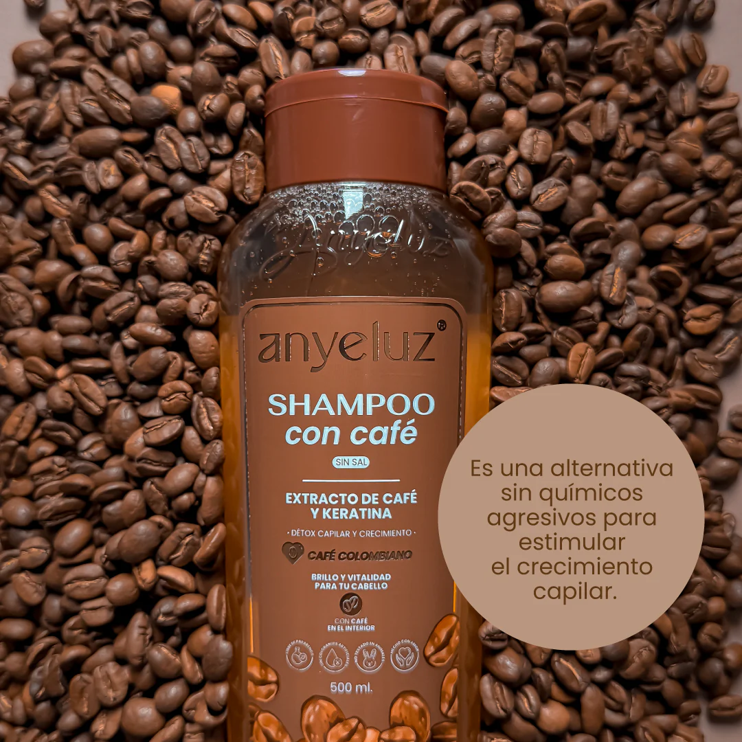 SHAMPOO ANYELUZ CAFE X500ML3 - Imagen 3