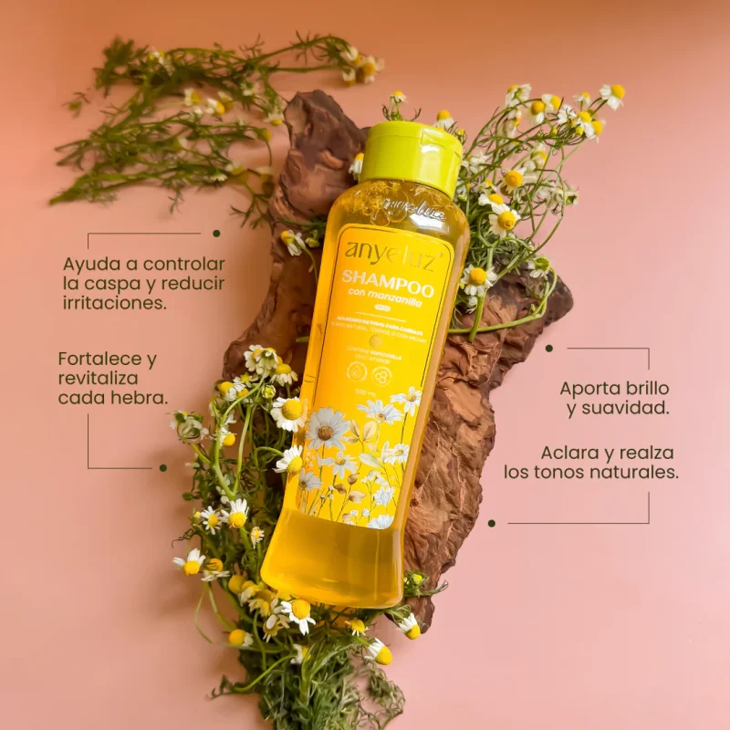 SHAMPOO ANYELUZ MANZANILLA X500ML