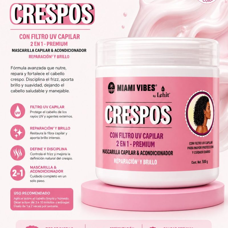 MASCARILLA CAPILAR PARA CRESPOS X500GR