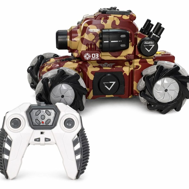 CARRO A CONTROL REMOTO ESTILO TANQUE