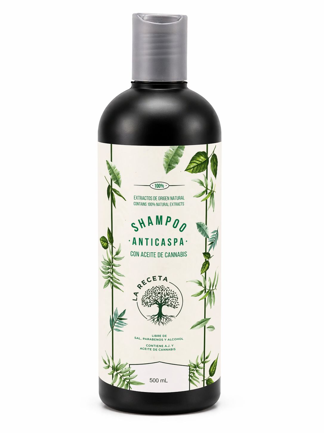 SHAMPOO ANTICASPA LA RECETA X500ML