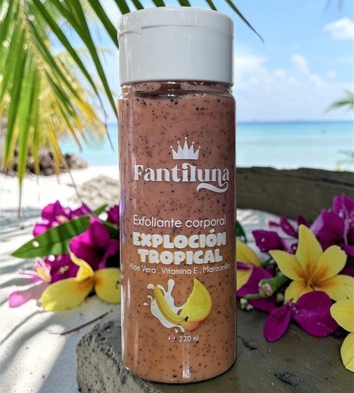 EXFOLIANTE CORPORAL FANTILUNA EXPLOCION TROPICAL X220ML