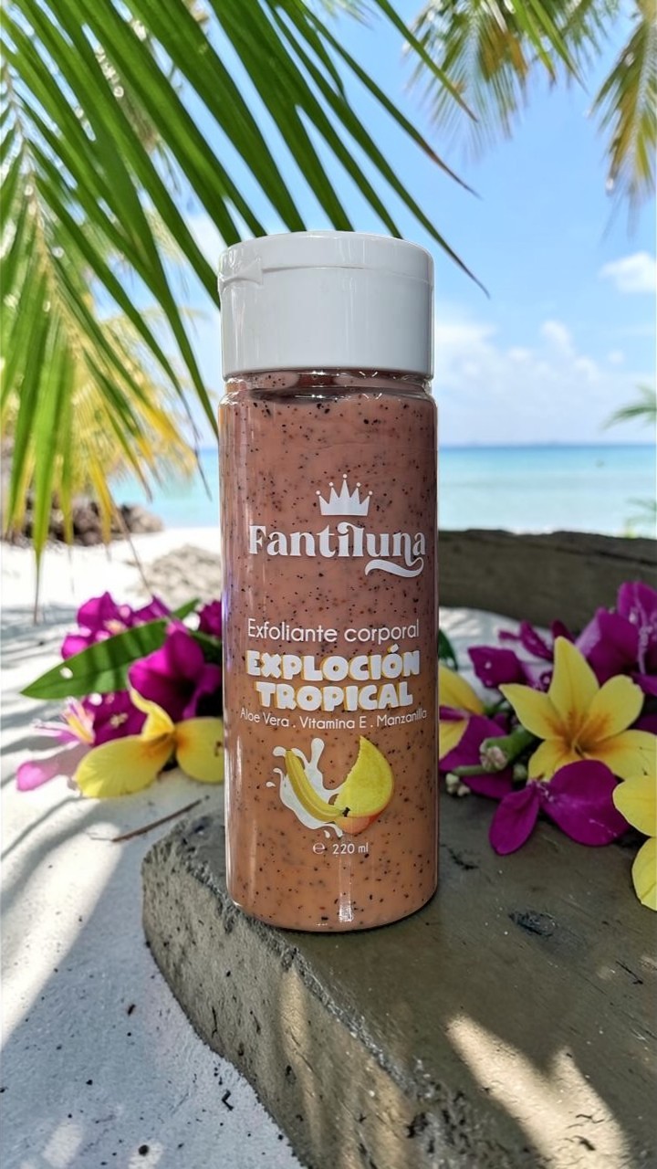 EXFOLIANTE CORPORAL FANTILUNA EXPLOCION TROPICAL X220ML