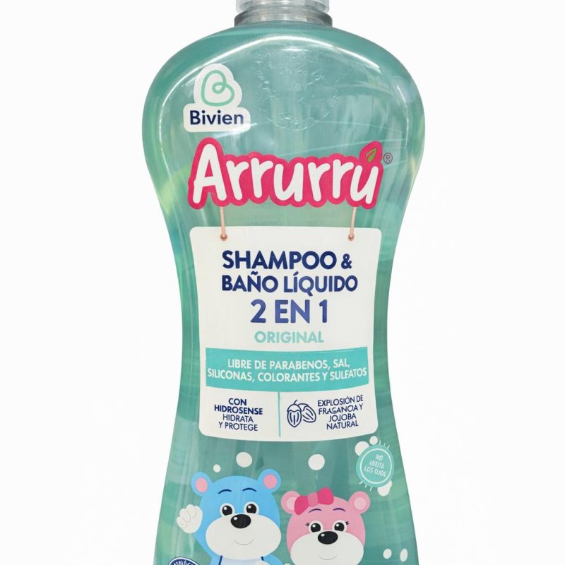 SHAMPOO Y BAÑO LIQUIDO 2 EN 1 ORIGINAL X750ML ARRURRU