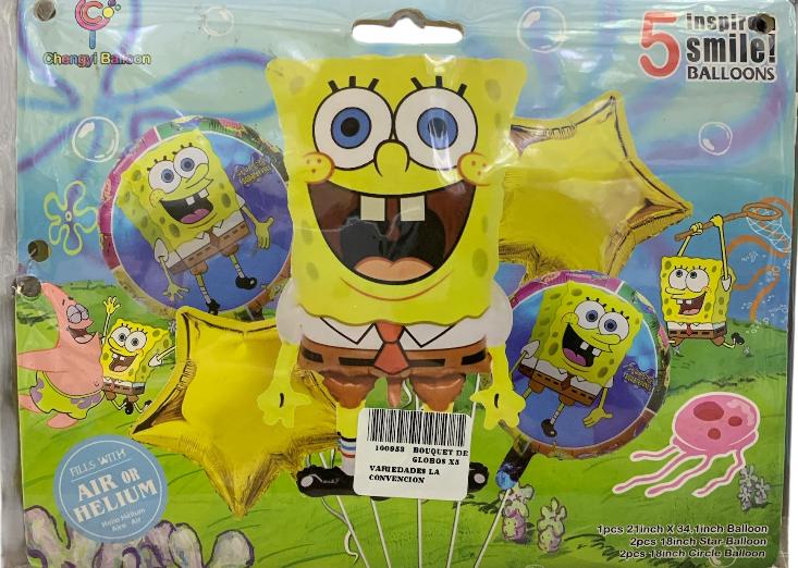 BOUQUET BOG SPONGE X5 GLOBOS