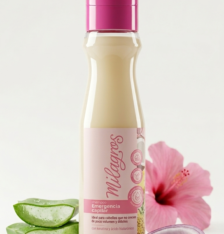 SHAMPOO EMERGENCIA CAPILAR (CON BIOTINA Y QUERATINA) X450ML