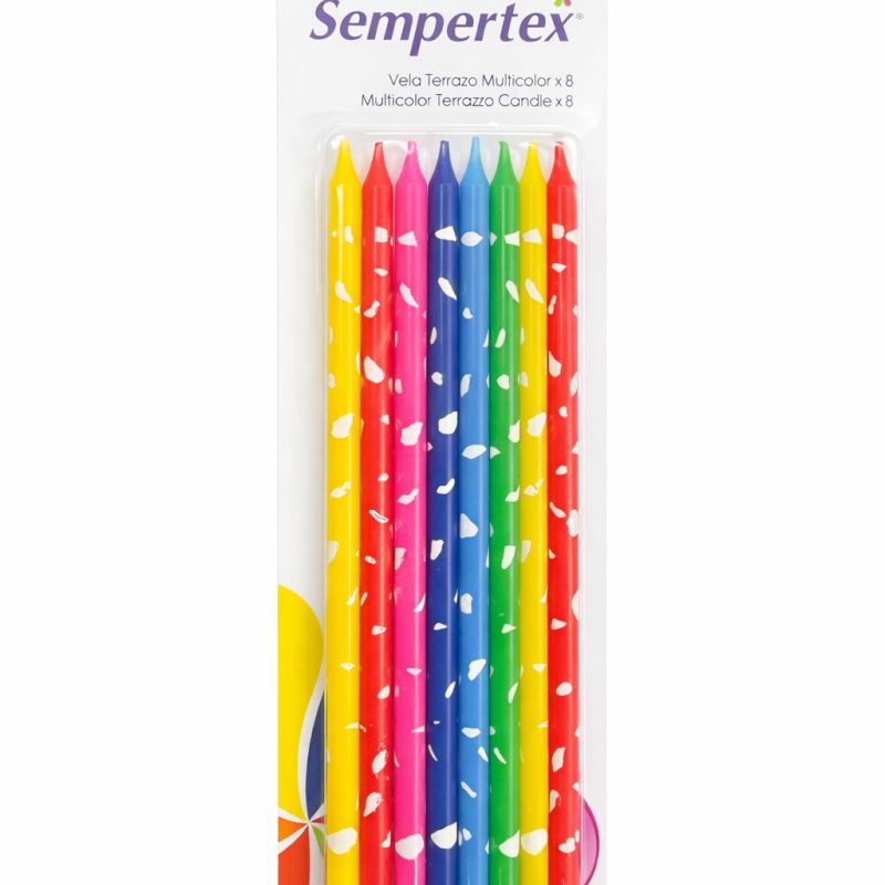 VELA COLORES X8 UND