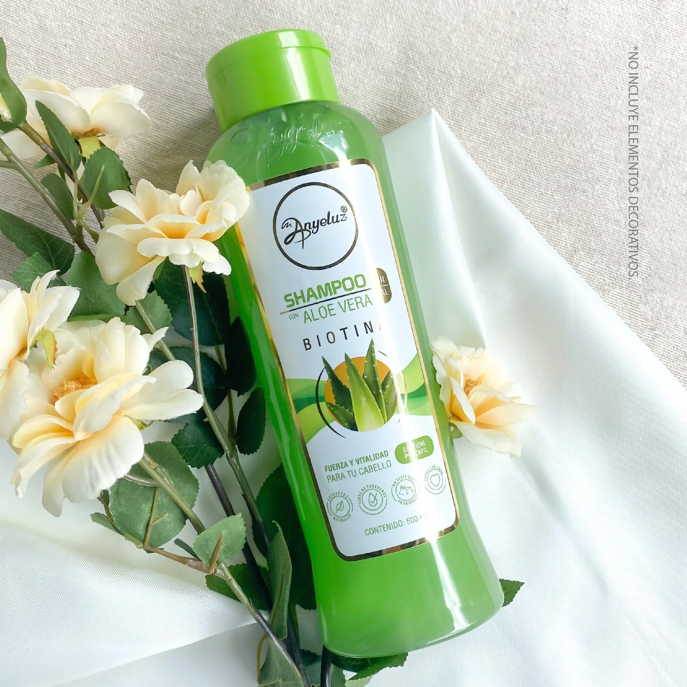 SHAMPOO ANYELUZ ALOE VERA X500ML - Imagen 3
