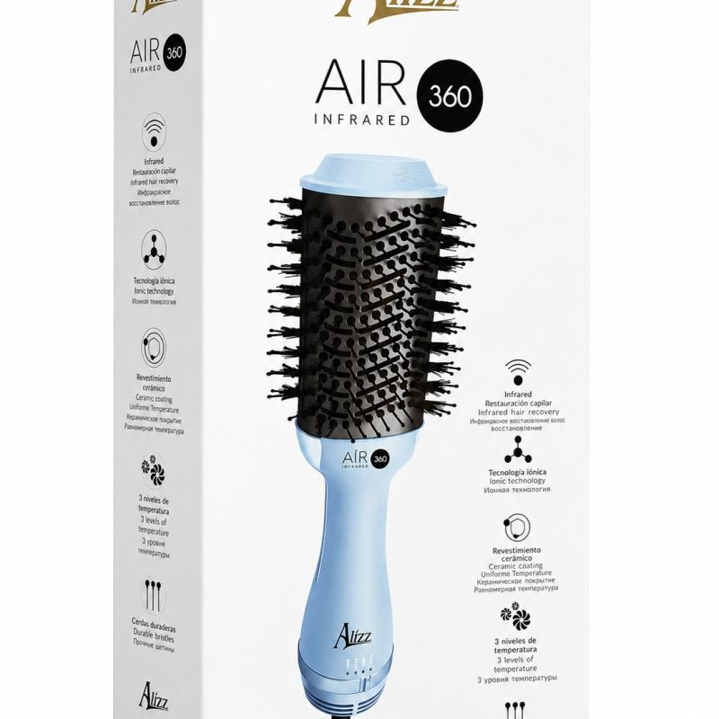 CEPILLO SECADOR ALIZZ AIR 360 INFRARED AZUL